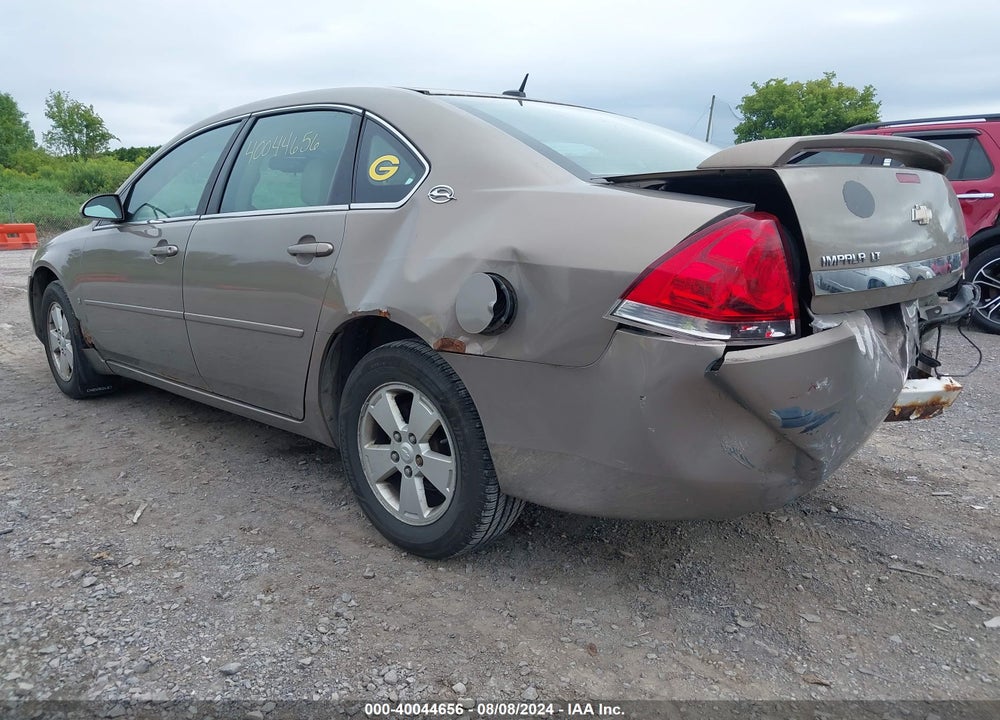 2007 CHEVROLET IMPALA LT VIN: 2G1WT58K979342687