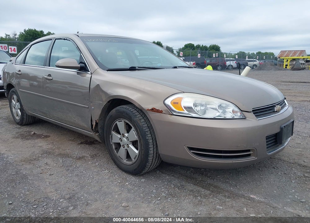 2007 CHEVROLET IMPALA LT VIN: 2G1WT58K979342687