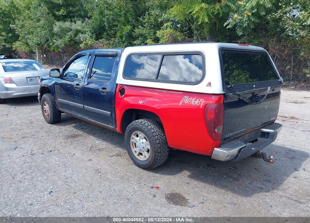 2007 GMC CANYON SLE2 VIN: 1GTDT13E978206368