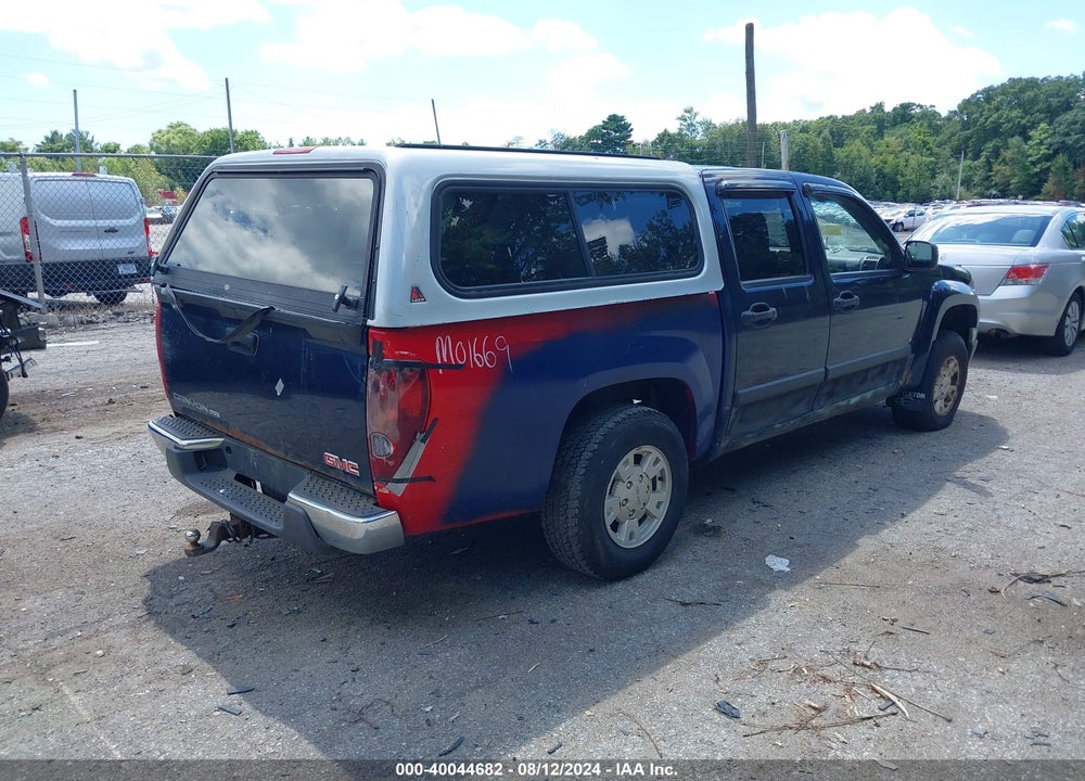 2007 GMC CANYON SLE2 VIN: 1GTDT13E978206368