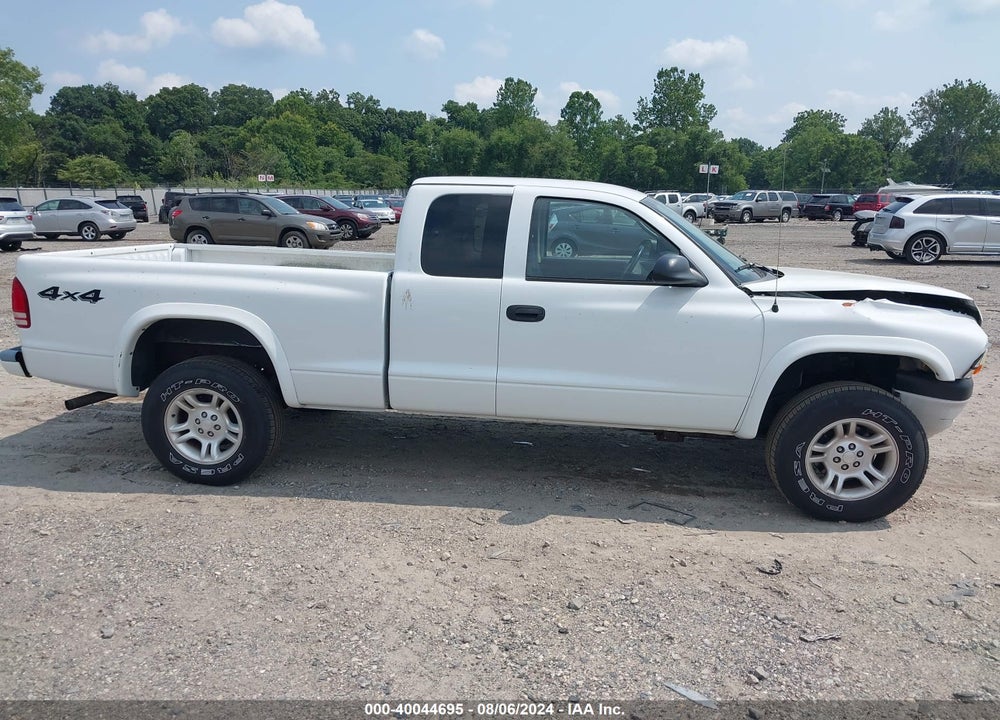 2004 DODGE DAKOTA SPORT VIN: 1D7HG32K74S712228