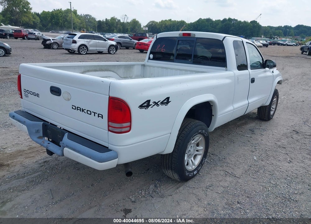 2004 DODGE DAKOTA SPORT VIN: 1D7HG32K74S712228