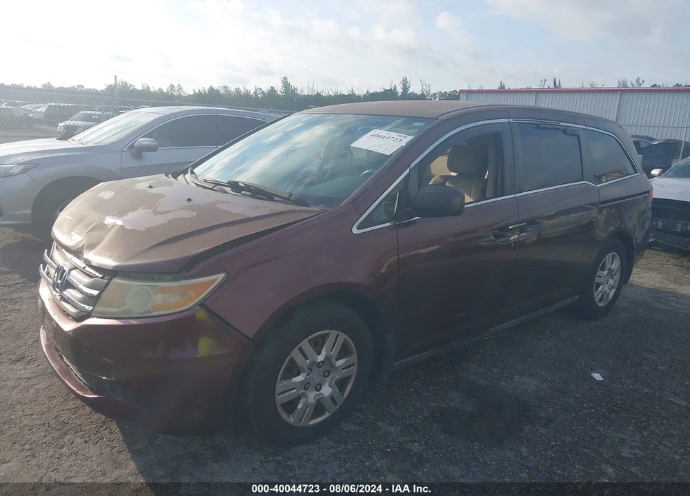 2011 HONDA ODYSSEY LX VIN: 5FNRL5H23BB054933
