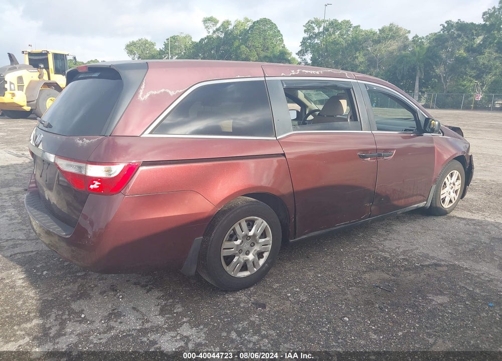 2011 HONDA ODYSSEY LX VIN: 5FNRL5H23BB054933