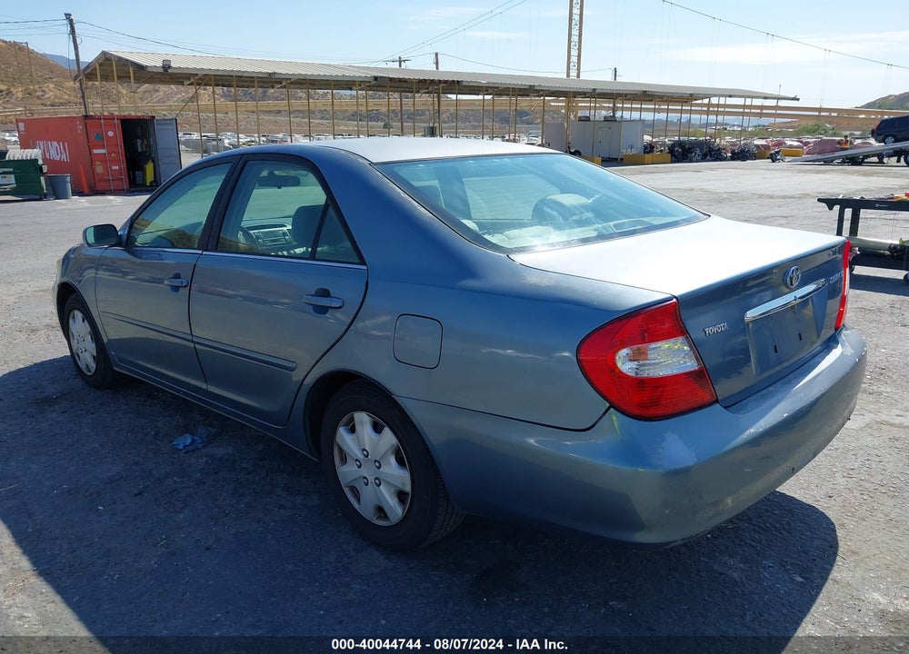 2003 TOYOTA CAMRY LE VIN: JTDBE32K430230171