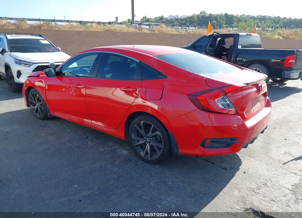 2020 HONDA CIVIC SPORT VIN: 2HGFC2F80LH524681