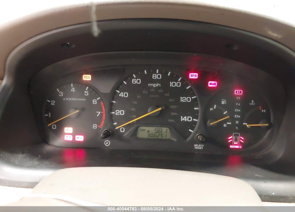 2002 HONDA ACCORD 3.0 EX VIN: 1HGCG16552A045497