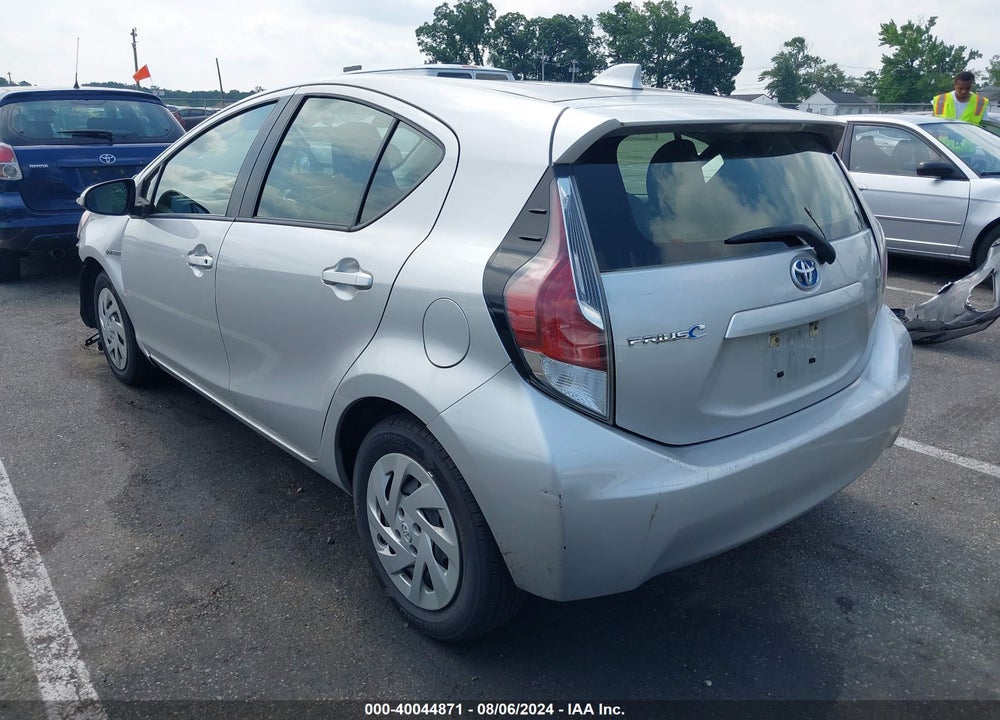 2016 TOYOTA PRIUS C ONE VIN: JTDKDTB3XG1590766