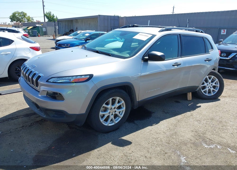 2017 JEEP CHEROKEE SPORT 4X4 VIN: 1C4PJMAS6HW647613