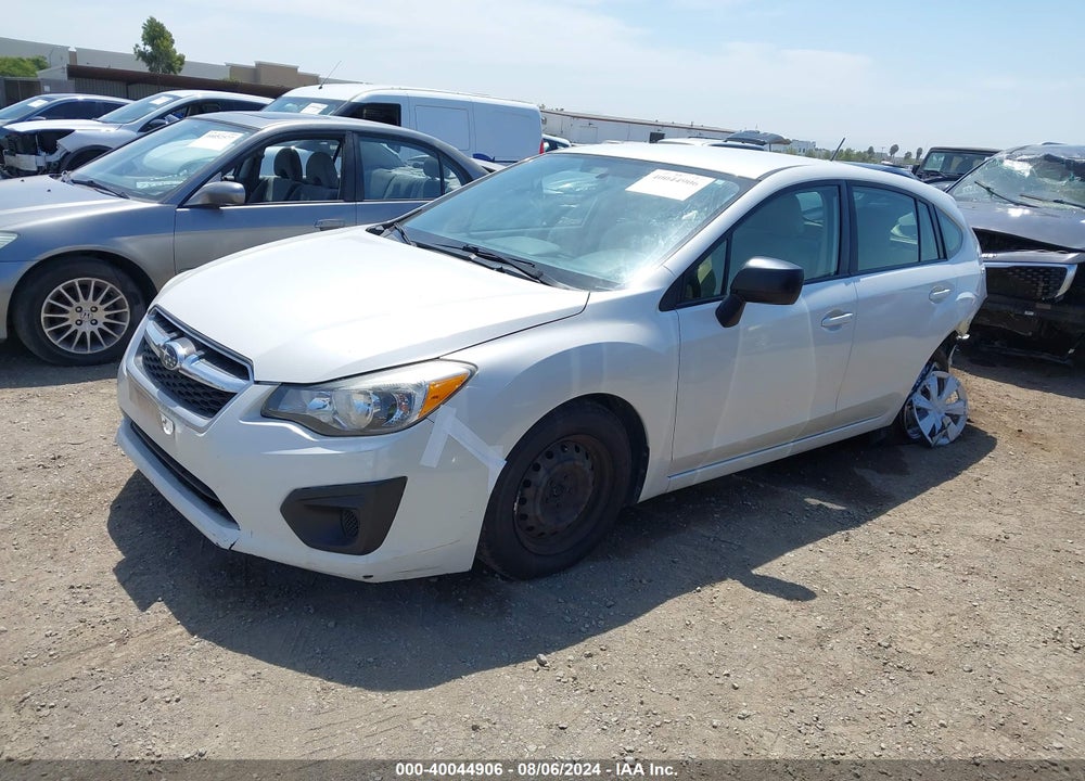 2013 SUBARU IMPREZA 2.0I VIN: JF1GPAA60D2829038