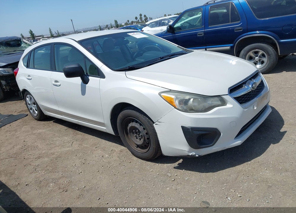 2013 SUBARU IMPREZA 2.0I VIN: JF1GPAA60D2829038