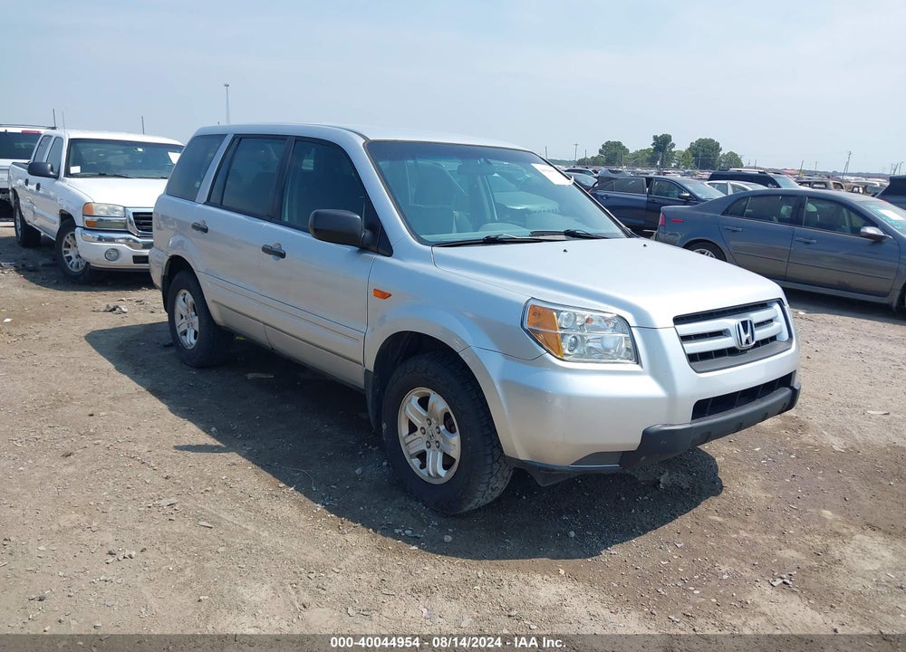 2007 HONDA PILOT LX VIN: 5FNYF28187B035021