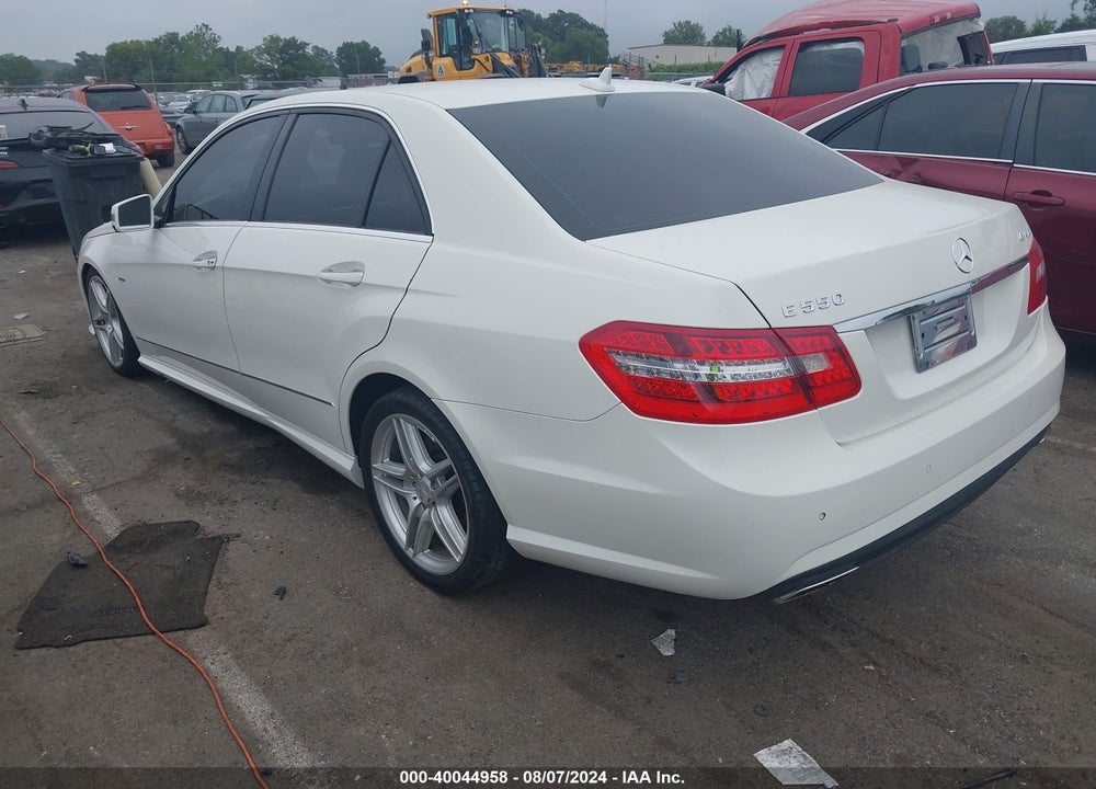 2012 MERCEDES-BENZ E 550 4MATIC VIN: WDDHF9BB0CA597465