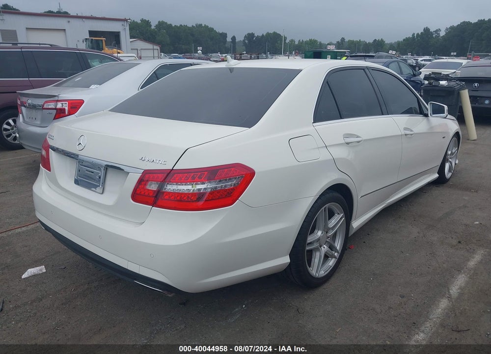 2012 MERCEDES-BENZ E 550 4MATIC VIN: WDDHF9BB0CA597465