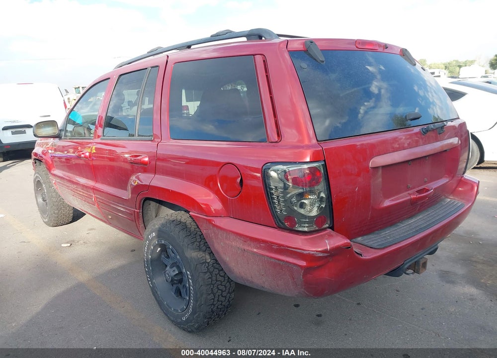 2004 JEEP GRAND CHEROKEE LIMITED VIN: 1J4GW58N64C142572