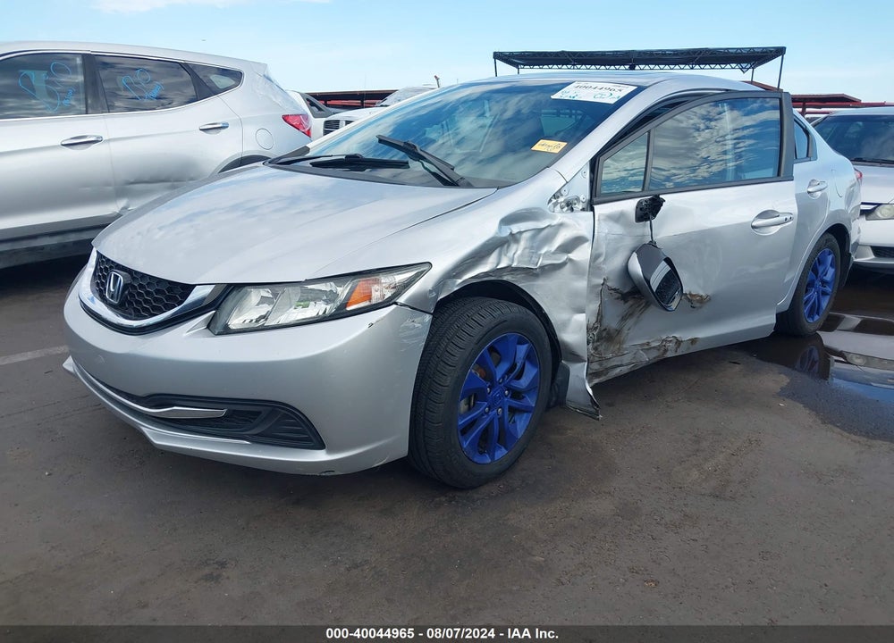 2014 HONDA CIVIC EX VIN: 19XFB2F89EE019092