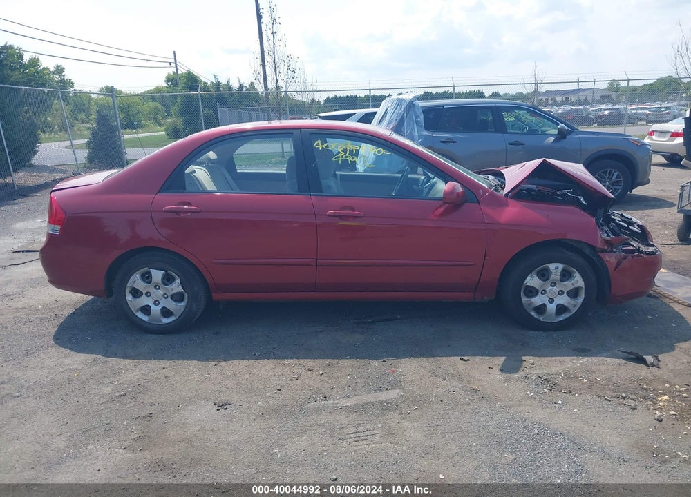 2009 KIA SPECTRA EX VIN: KNAFE222195666576