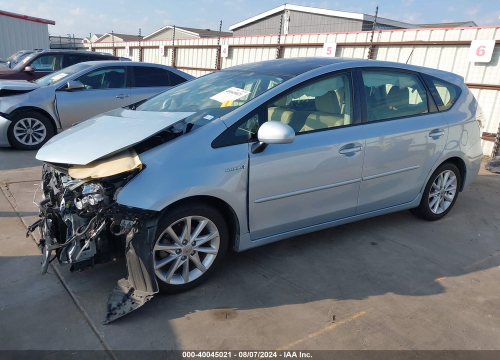 2012 TOYOTA PRIUS V FIVE VIN: JTDZN3EU8C3133386