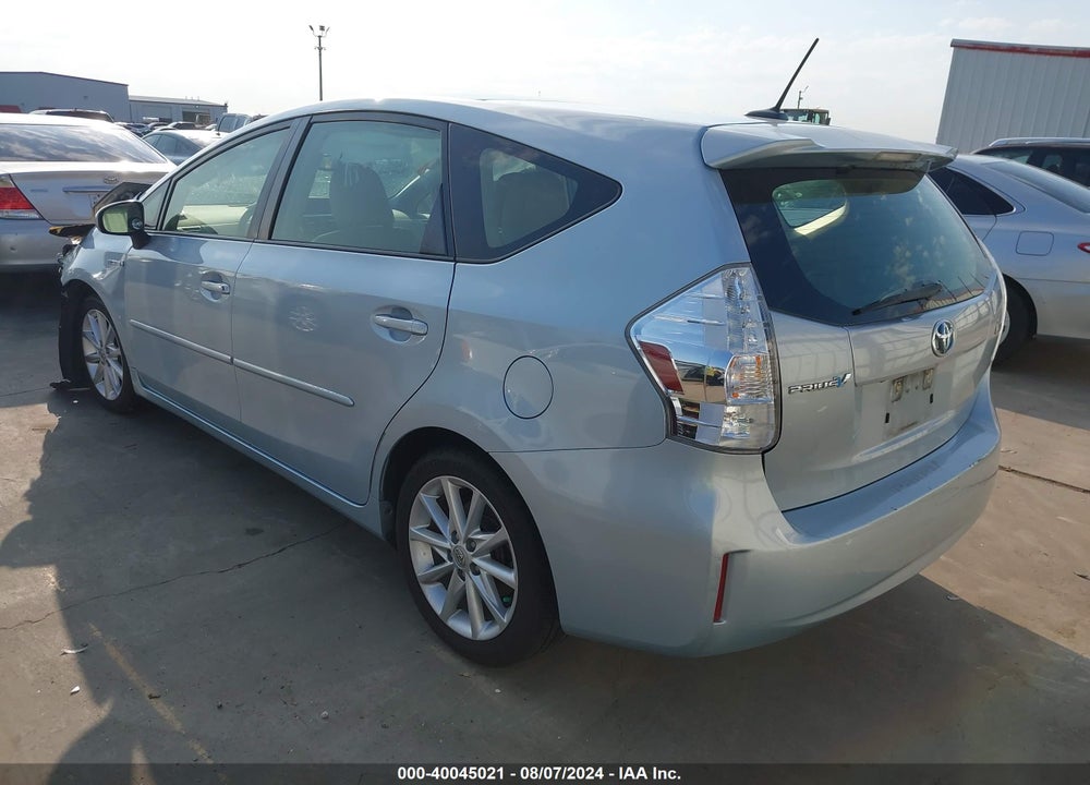 2012 TOYOTA PRIUS V FIVE VIN: JTDZN3EU8C3133386