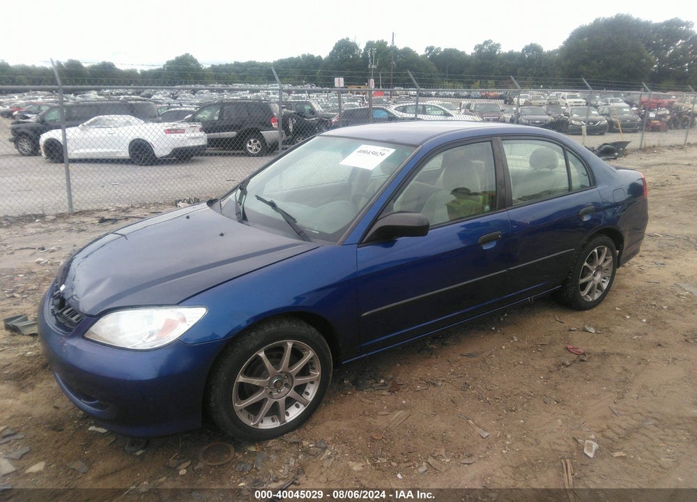 2004 HONDA CIVIC VIN: 1HGES16324L024099