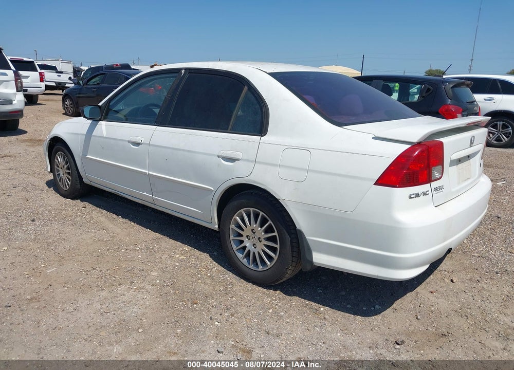 2005 HONDA CIVIC LX VIN: 2HGES16575H625346