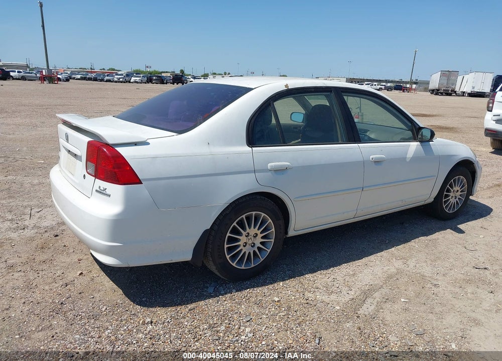 2005 HONDA CIVIC LX VIN: 2HGES16575H625346