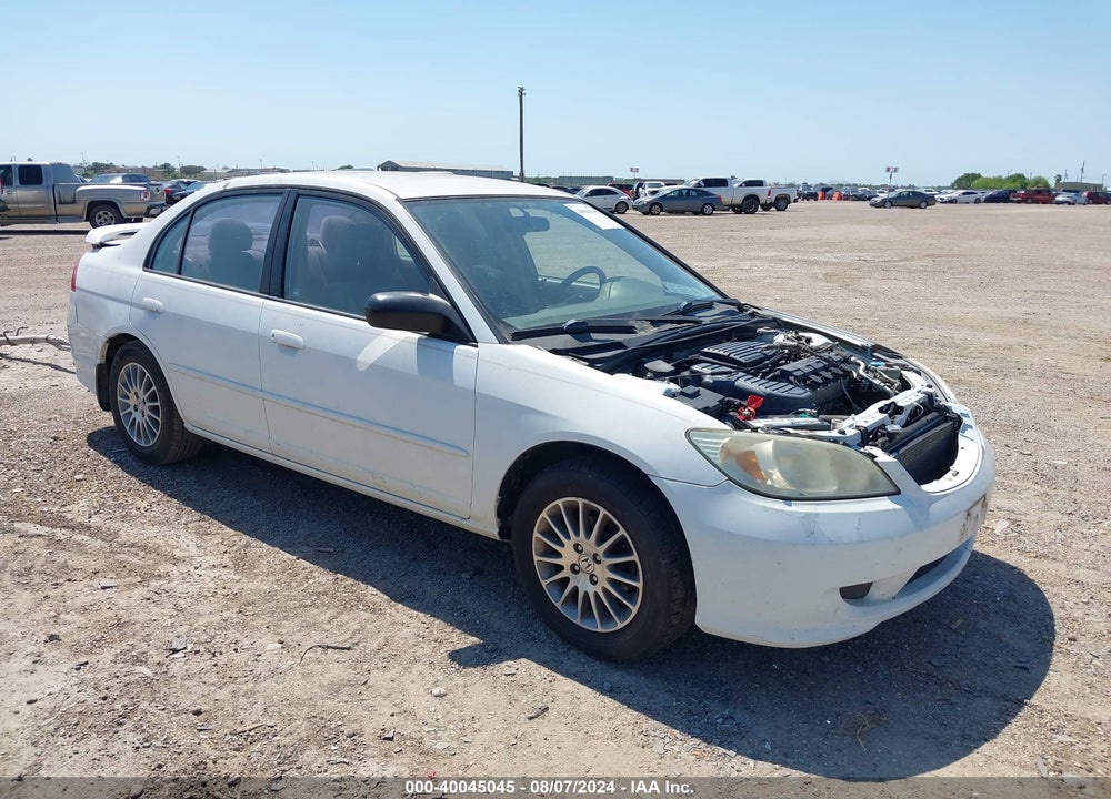 2005 HONDA CIVIC LX VIN: 2HGES16575H625346