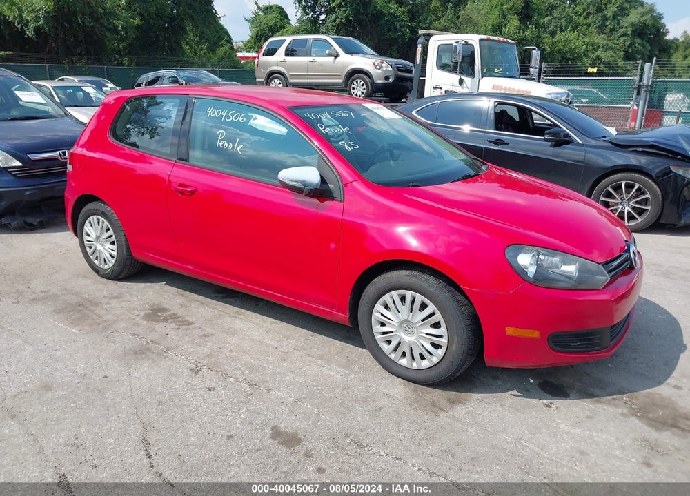 2010 VOLKSWAGEN GOLF 2-DOOR VIN: WVWBA7AJ2AW303995
