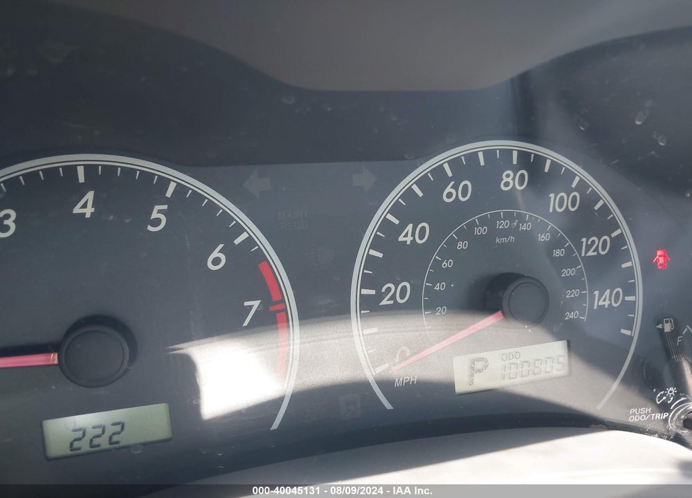 2009 TOYOTA COROLLA VIN: JTDBL40E399080776