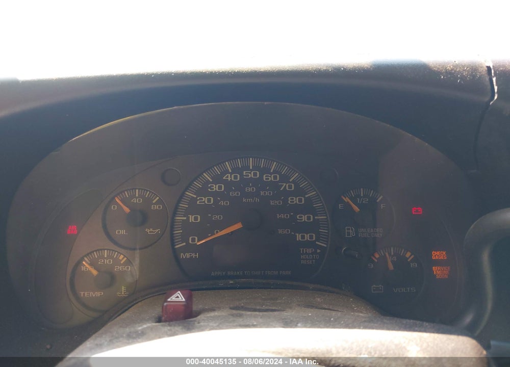2002 CHEVROLET EXPRESS VIN: 1GCFG15WX21189939