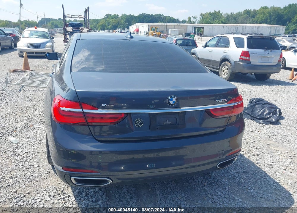 2016 BMW 750I XDRIVE VIN: WBA7F2C55GG417502