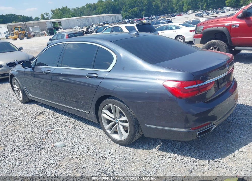 2016 BMW 750I XDRIVE VIN: WBA7F2C55GG417502