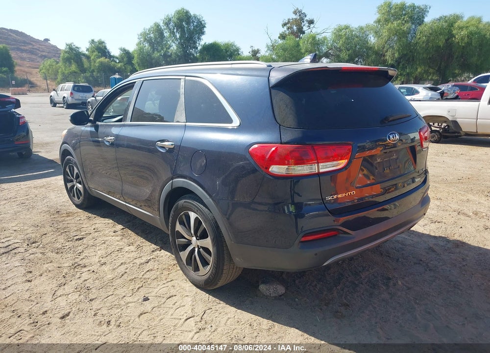 2016 KIA SORENTO 3.3L EX VIN: 5XYPH4A53GG146941
