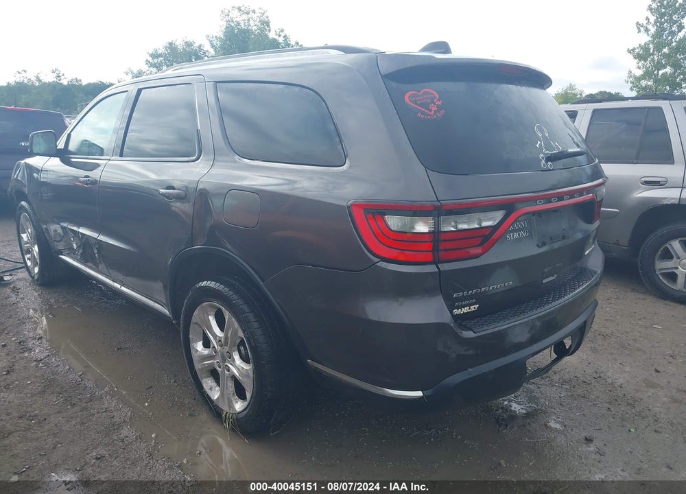 2015 DODGE DURANGO LIMITED VIN: 1C4RDJDG9FC203159