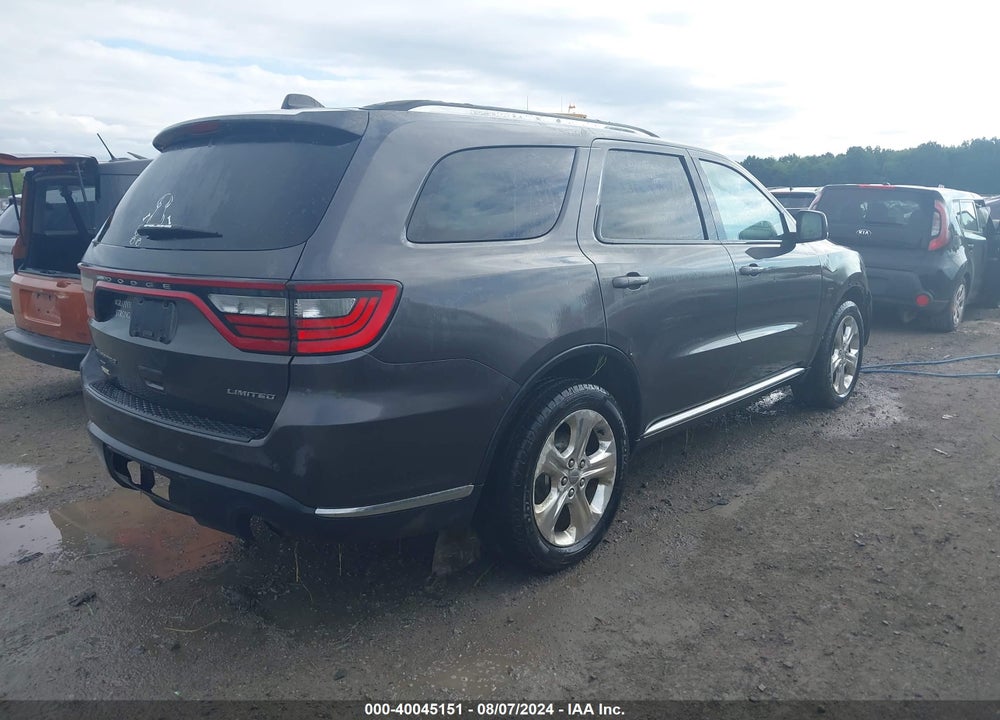 2015 DODGE DURANGO LIMITED VIN: 1C4RDJDG9FC203159