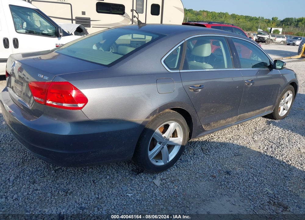 2014 VOLKSWAGEN PASSAT 1.8T SE VIN: 1VWBS7A34EC117202