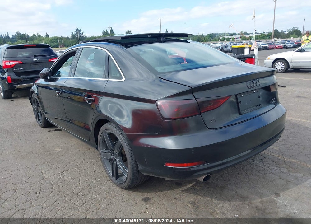 2015 AUDI A3 2.0T PREMIUM VIN: WAUEFGFF1F1138879