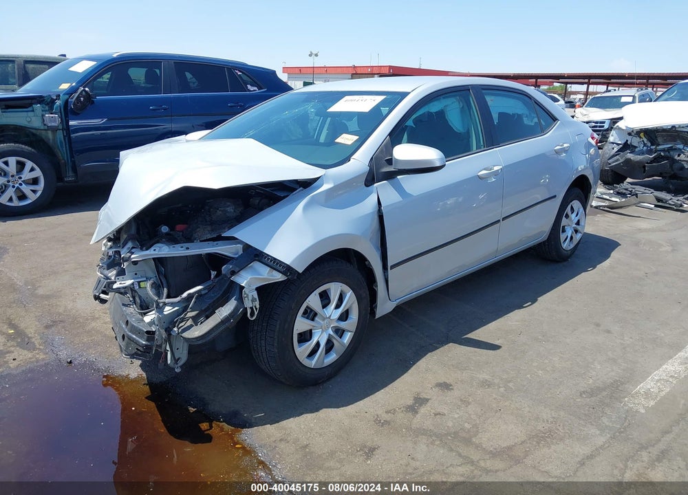 2016 TOYOTA COROLLA L VIN: 2T1BURHE9GC600257