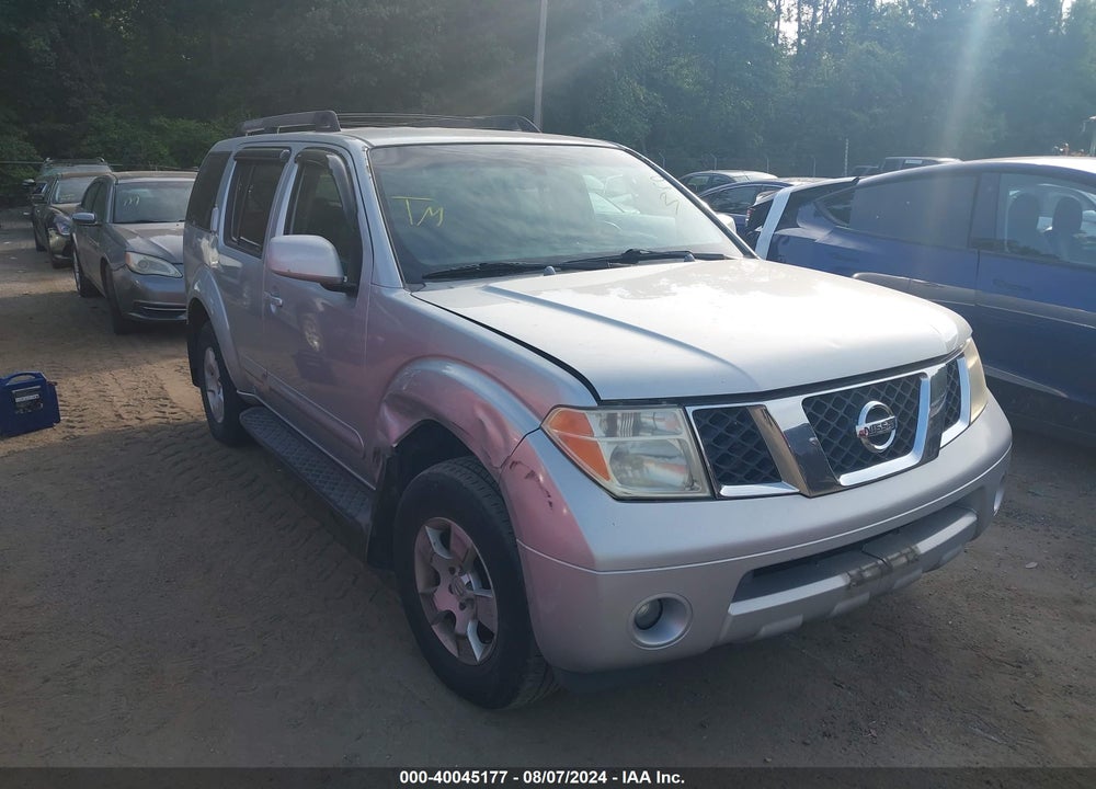 2007 NISSAN PATHFINDER SE VIN: 5N1AR18W67C610482