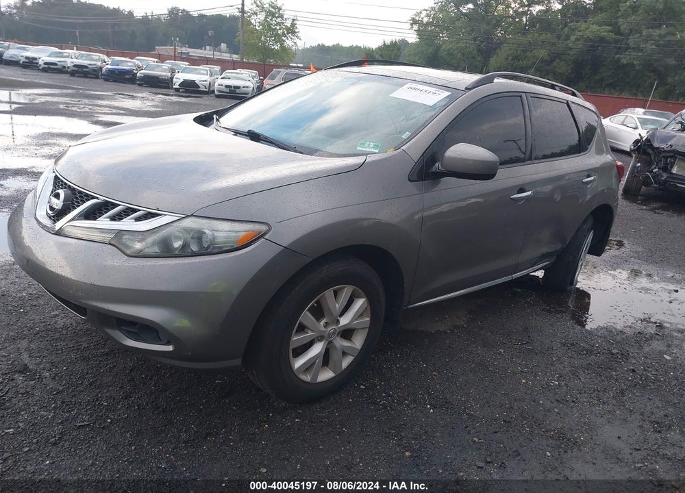 2012 NISSAN MURANO SV VIN: JN8AZ1MW2CW223385