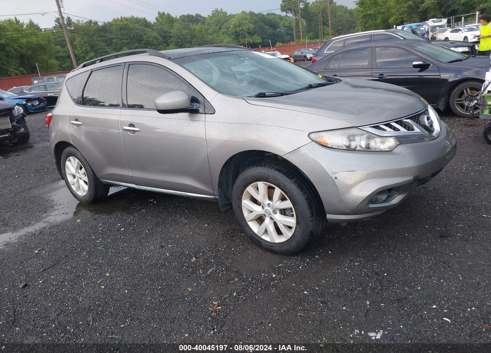 2012 NISSAN MURANO SV VIN: JN8AZ1MW2CW223385