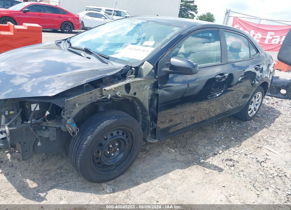2016 TOYOTA COROLLA LE VIN: 2T1BURHE0GC718102