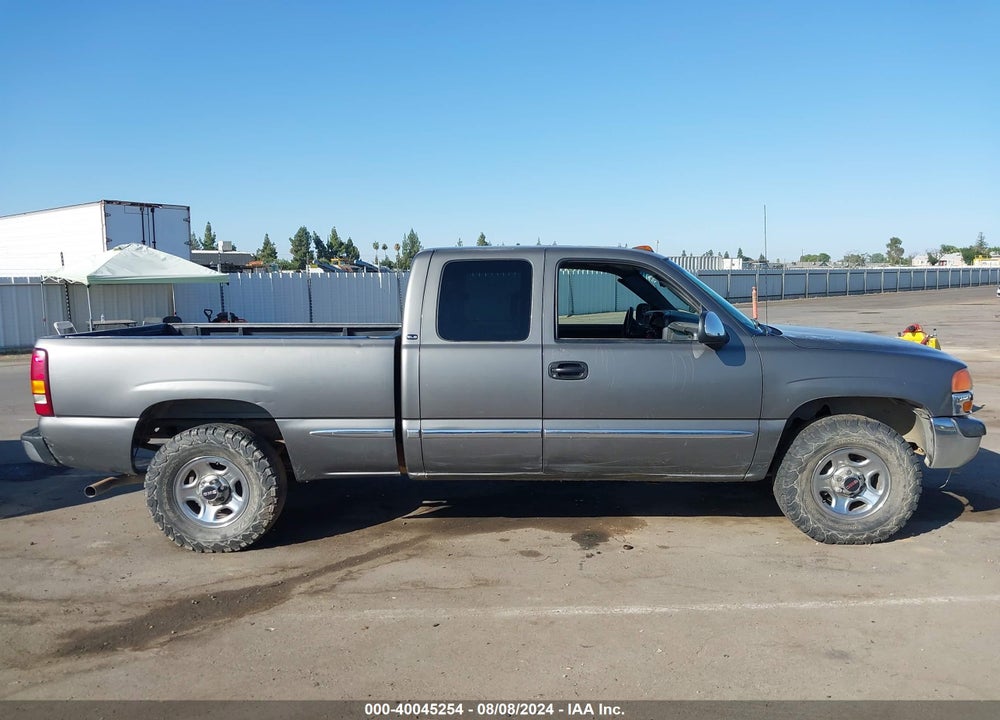 1999 GMC SIERRA 1500 SLE VIN: 2GTEK19T2X1550527