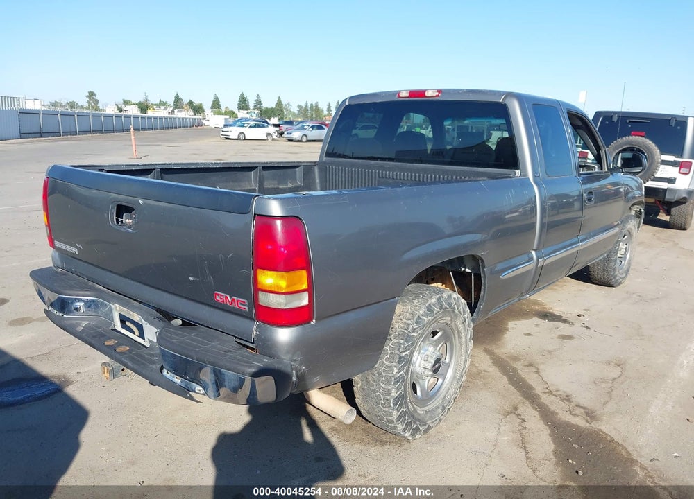 1999 GMC SIERRA 1500 SLE VIN: 2GTEK19T2X1550527