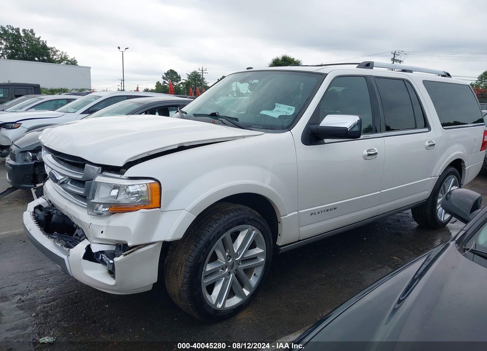 2017 FORD EXPEDITION EL PLATINUM VIN: 1FMJK1LT8HEA58314