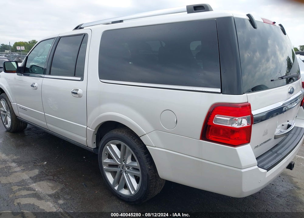 2017 FORD EXPEDITION EL PLATINUM VIN: 1FMJK1LT8HEA58314
