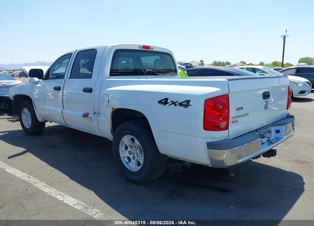 2005 DODGE DAKOTA SLT VIN: 1D3HW48N55S295494