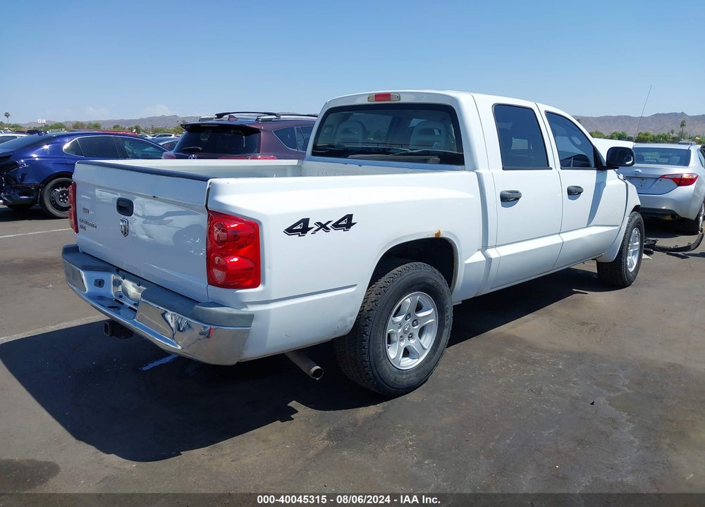 2005 DODGE DAKOTA SLT VIN: 1D3HW48N55S295494
