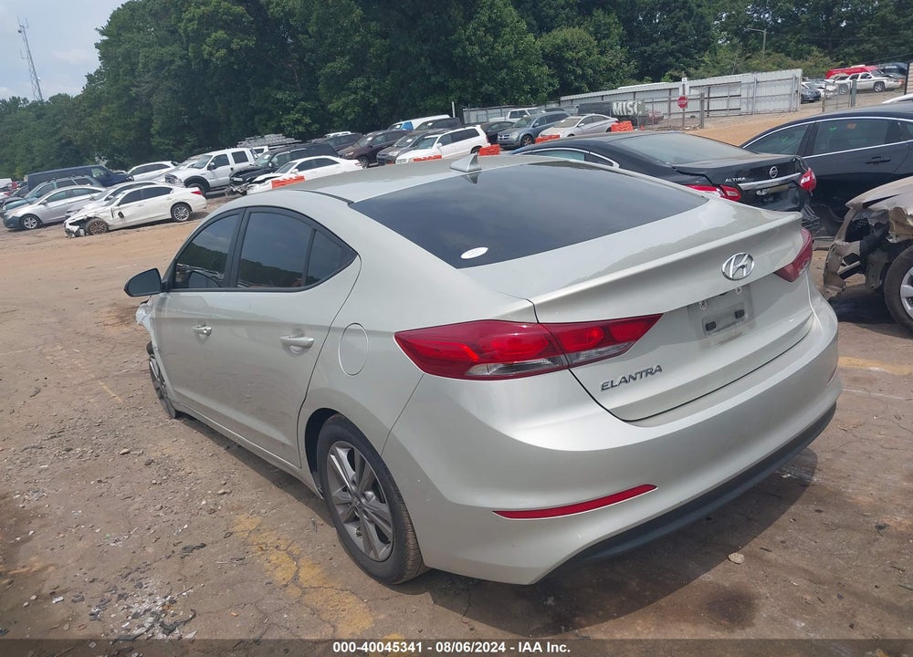 2018 HYUNDAI ELANTRA SEL VIN: 5NPD84LF4JH362144