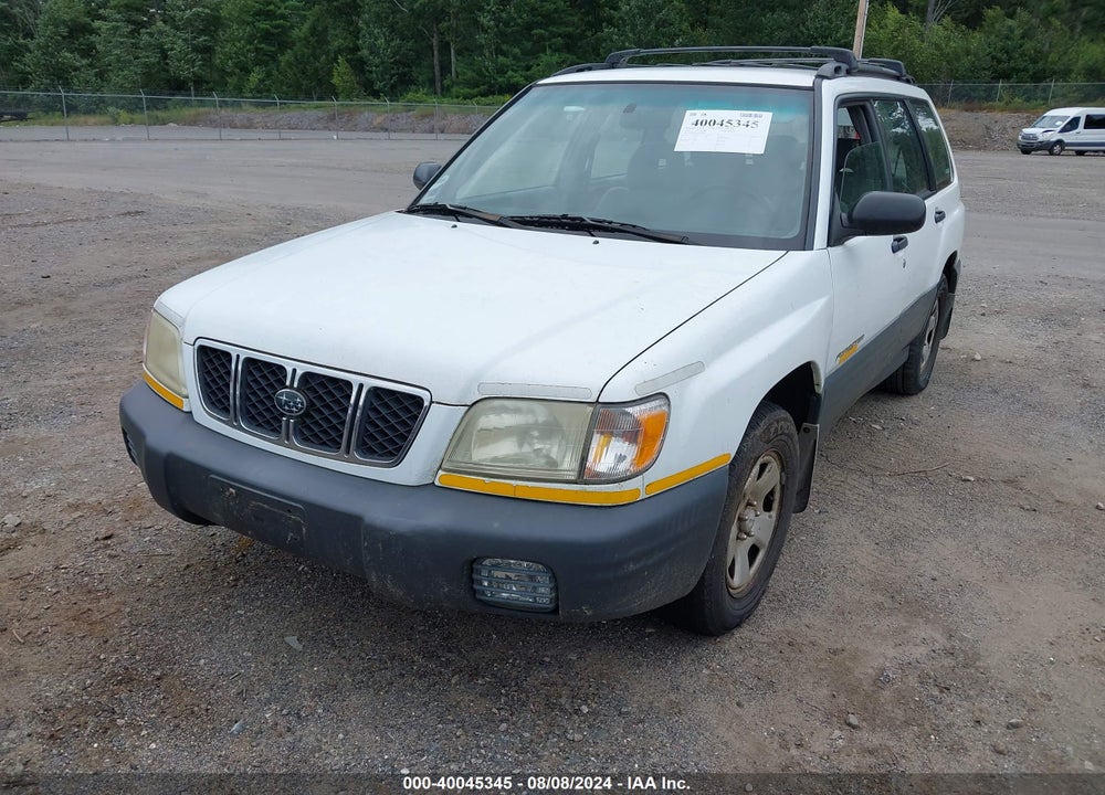 2002 SUBARU FORESTER L VIN: JF1SF63572H738809